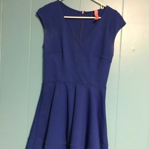 Royal Blue Skater Dress
